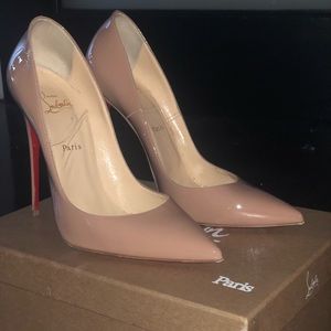 Christian Louboutin Nude So Kate 120 Patent SZ 40